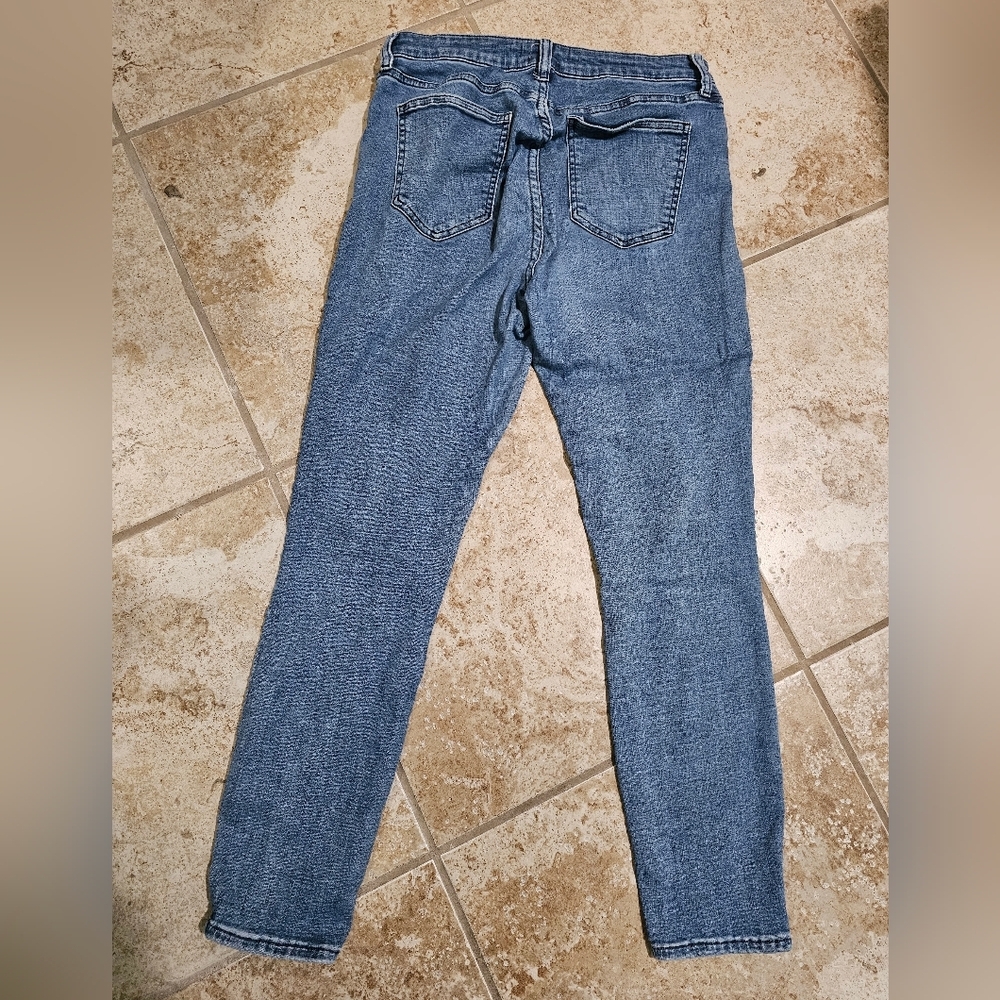 Pistola Size 29 Light Wash Skinny Jeans Stretch Denim Classic Mid Rise Retro Y2K - Picture 7 of 7